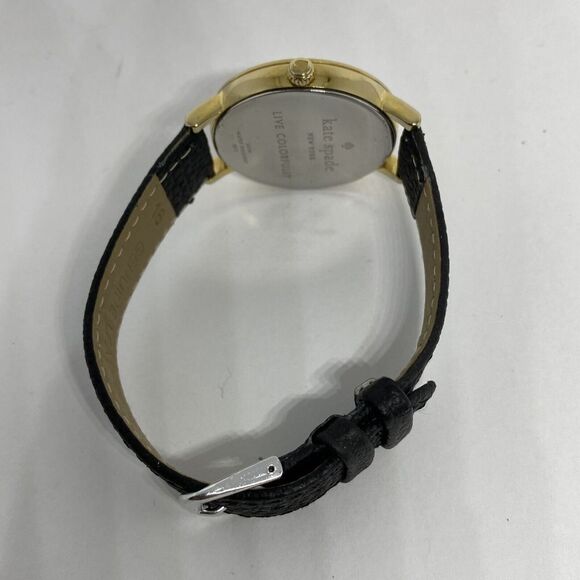 Kate Spade New York Metro 0073 Womens Black Leather Analog Dial Wrist Watch VK90 main image 12